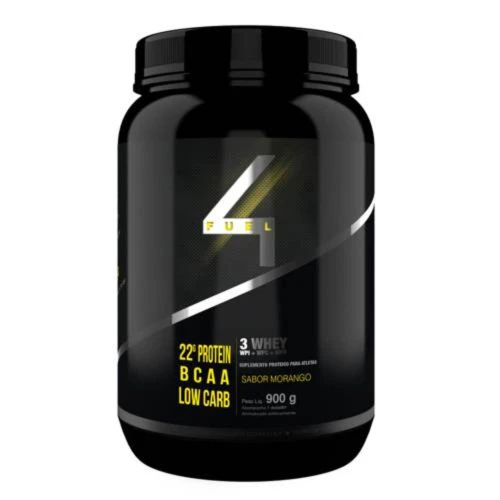 4 WHEY MORANGO 900G 4 FUEL