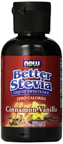 NOW FOODS LIQUID STEVIA CINNAMON VANILLA 2 FLUID OUNCE