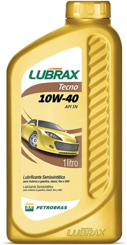 ÓLEO PARA MOTOR LUBRAX TECNO API SN 10W40 SEMISSINTÉTICO 1 LITRO