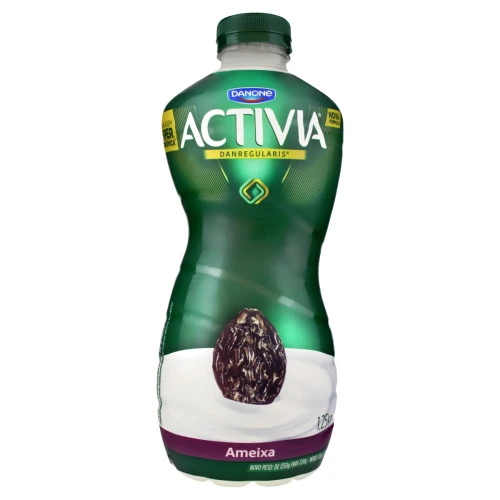 LEITE FERMENTADO PARCIALMENTE DESNATADO AMEIXA ACTIVIA GARRAFA 1 25KG