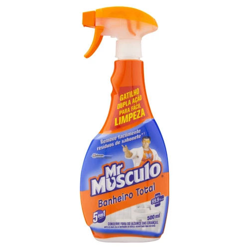 DESINFETANTE BANHEIRO MR MÁSCULO FRASCO 500ML BORRIFADOR