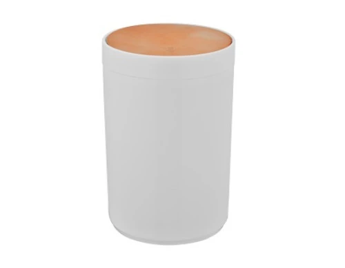 LIXEIRA CASAMBIENTE 5L METALICA WITHE