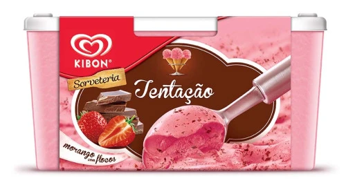 SORVETE TENTAÇÃO KIBON CREMOSÍSSIMO POTE 1 5L
