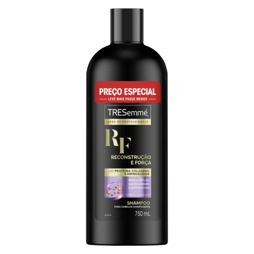SHAMPOO TRESEMMÉ RECONSTRUÇÃO E FORÇA FRASCO 750ML LEVE MAIS PAGUE MENOS