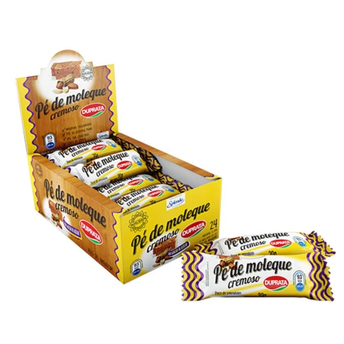 BARRA DUPRATA 12G PE DE MOLEQUE SEM AÇÚCAR COM 4