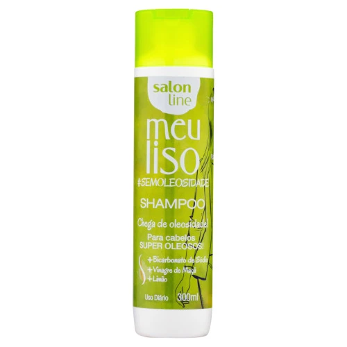 SHAMPOO SALON LINE MEU LISO SEMOLEOSIDADE FRASCO 300ML