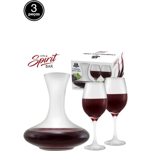 CONJUNTO PARA VINHO RUVOLO 3 PCS