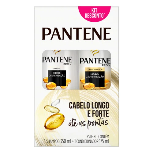 SHAMPOO PANTENE HIDROCAUTERIZAÇÃO 350 ML + CONDICIONADOR 175 ML