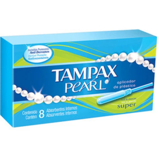 INTERNO TAMPAX PEARL 8 UNIDADES