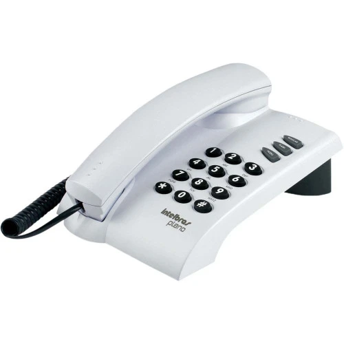TELEFONE COM FIO DE MESA PLENO CINZA ÁRTICO INTELBRAS