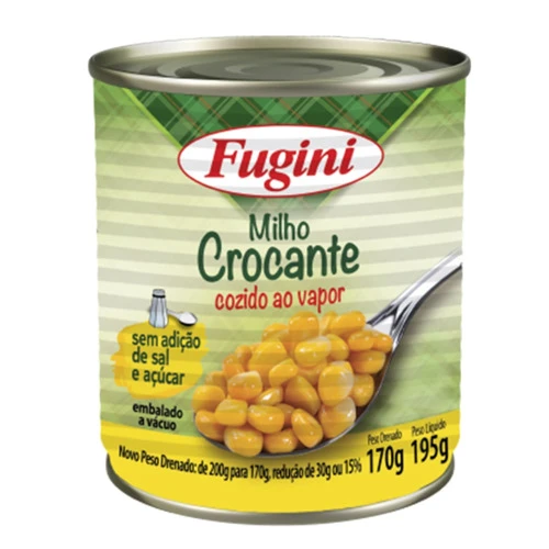 MILHO VERDE FUGINII 170G LATA AO VAPOR
