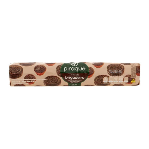 BISCOITO BRIGADEIRO PIRAQUE 200GR