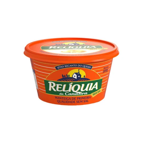 MANTEIGA RELIQUIA 200G SEM SAL