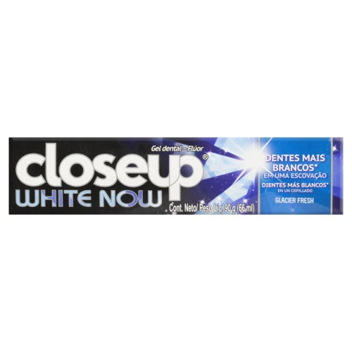 GEL DENTAL GLACIER FRESH CLOSEUP WHITE NOW CAIXA 90G