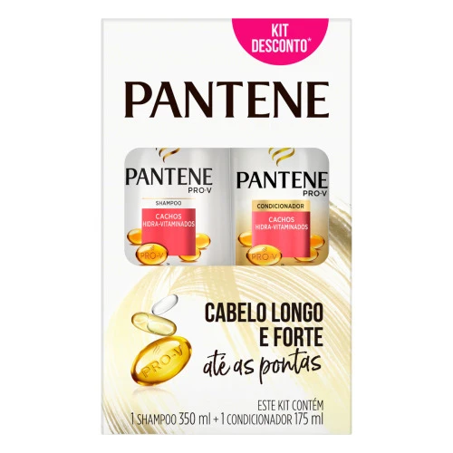 SHAMPOO PANTENE CACHOS HIDRA-VITAMINADOS 350 ML + CONDICIONADOR 175 ML