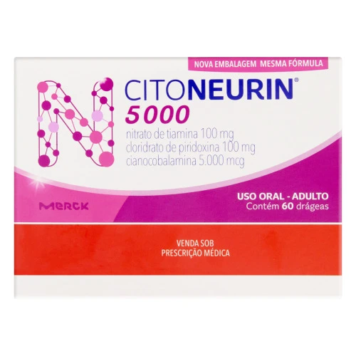 CITONEURIN 5000 MERCK CAIXA 60 DREAS
