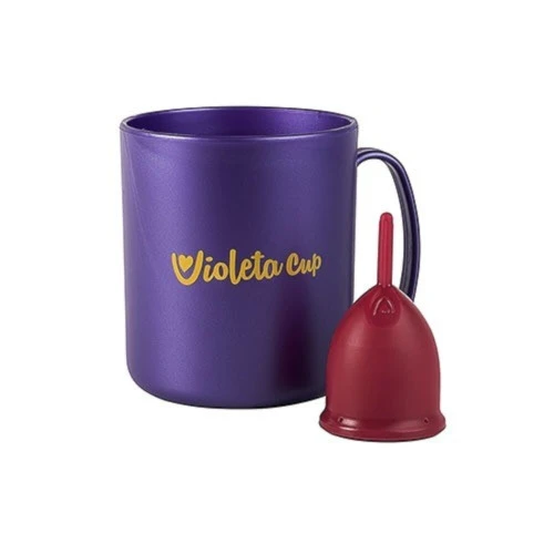 VIOLETA CUP KIT COLETOR MENST A VERMELHO CANECA