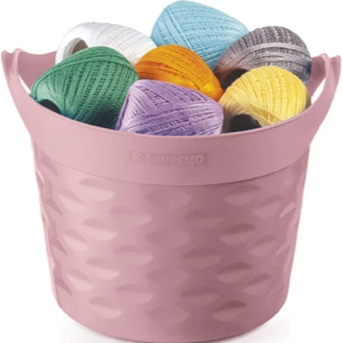 CESTO CIRCULAR ROSA 3L SANREMO