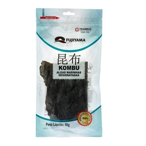 ALGA MARINHA KOMBU DESIDRATADA FUJIYAMA 50G