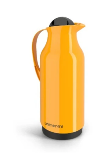 GARRAFA TÉRMICA UNITERMI SIENA 1 LITRO AMARELA