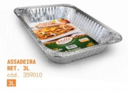 BANDEJA MELLO 3LT DESC ALUMÍNIO RET