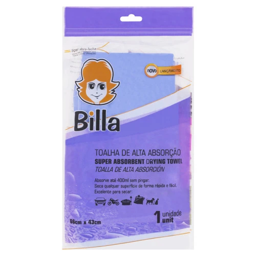 TOALHA ALTA ABSORÇÃO ROXA BILLA POUCH