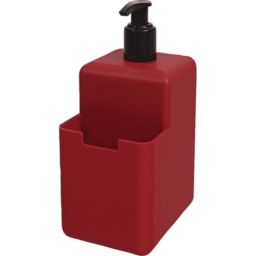 DISPENSER COZA BRINOX 500ML SINGLE VERMELHO