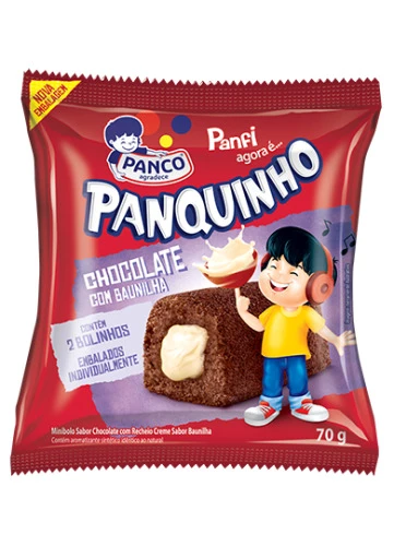 BOLINHO PANFI CHOCOL COM RECHEADO BAUNILHA