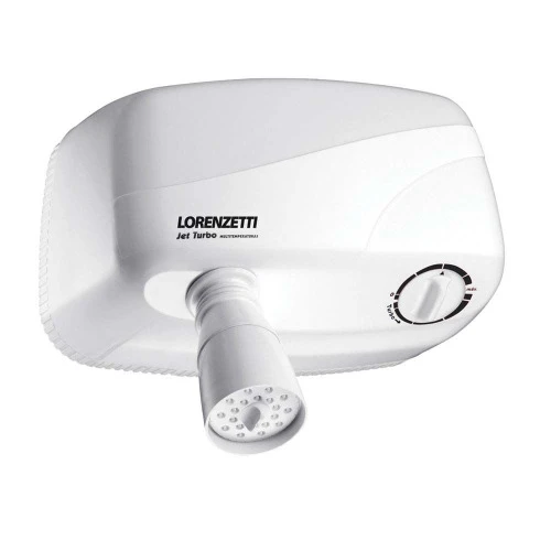 CHUVEIRO MULTITEMPERATURA JET TURBO 7800W 220V BRANCO LORENZETTI