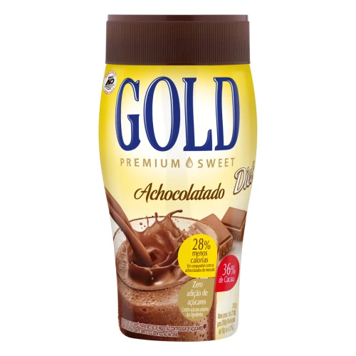 ACHOCOLATADO EM PÓ DIET GOLD PREMIUM SWEET POTE 200G
