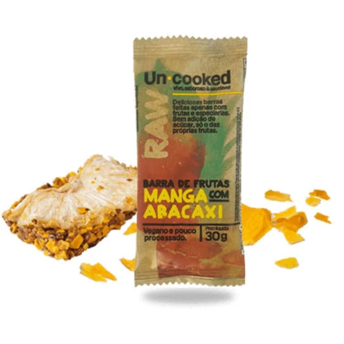BARRA DE MANGA COM ABACAXI 30G UNCOOKED