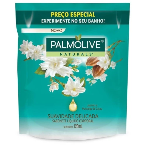 SABONETE LIQ PALMOLIVE JASMIM REFIL 120ML