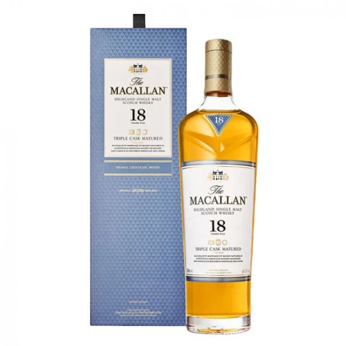 WHISKY ESCOCÊS PURO MALTE TRIPLE CASK MATURED THE MACALLAN GARRAFA 700ML