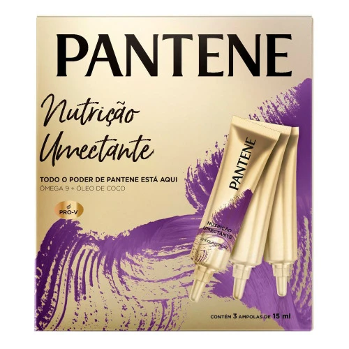 KIT AMPOLA PANTENE NUTRIÇÃO UMECTANTE 45ML