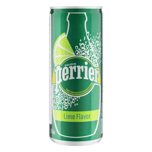 ÁGUA SABORIZADA COM GÁS LIMÃO PERRIER LATA 250ML