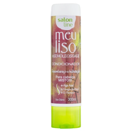 CONDICIONADOR SALON LINE MEU LISO SEMOLEOSIDADE FRASCO 300ML