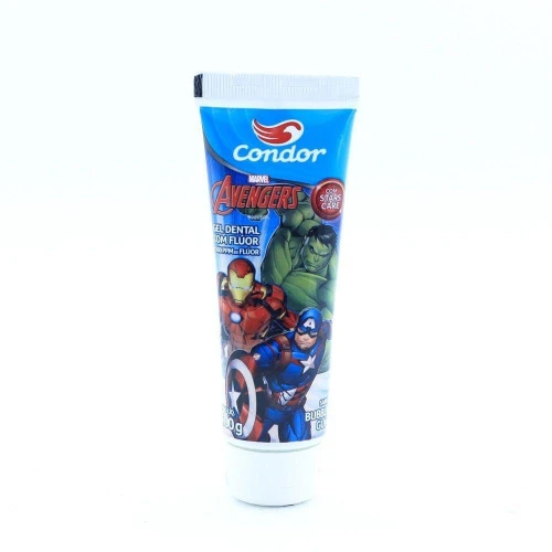 GEL DENTAL COM FLUOR CONDOR AVENGERS
