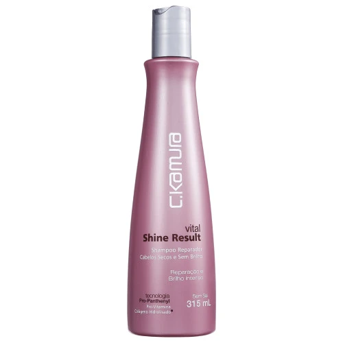 C KAMURA VITAL SHINE RESULT SHAMPOO SEM SAL 315ML
