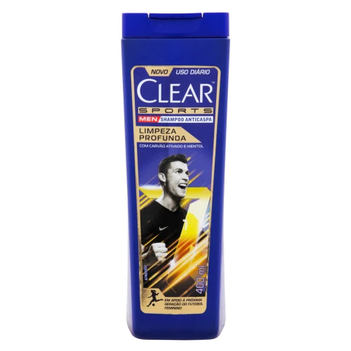 SHAMPOO ANTICASPA CLEAR MEN LIMPEZA PROFUNDA 400ML