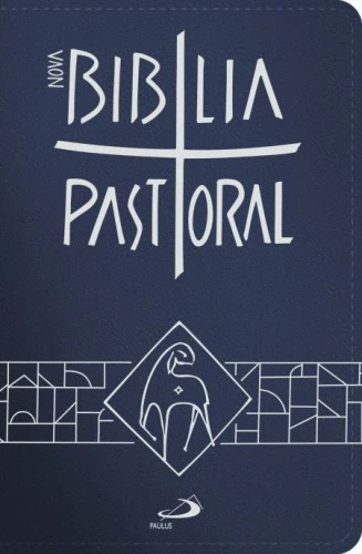 NOVA BÍBLIA PASTORAL BOLSO ZIPER AZUL 350G EDITORA PAULUS