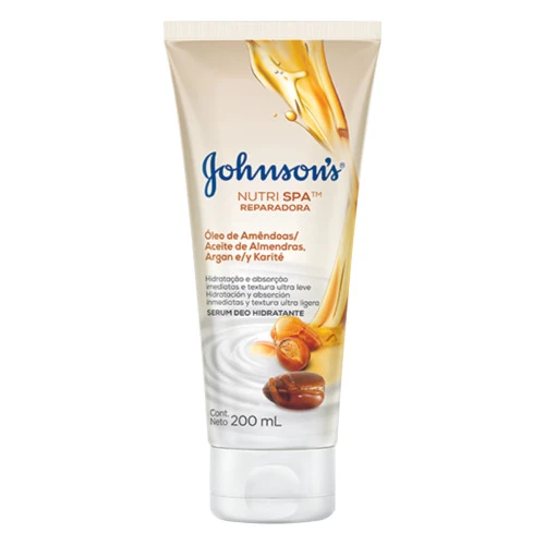 RUM DEO HIDRATANTE REPARADORA JOHNSONS NUTRI SPA BISNAGA 200ML
