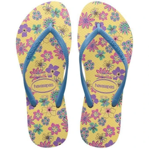 SANDALIAS HAVAIANAS SLIM ROMANCE CF AMARELO LIMÃO