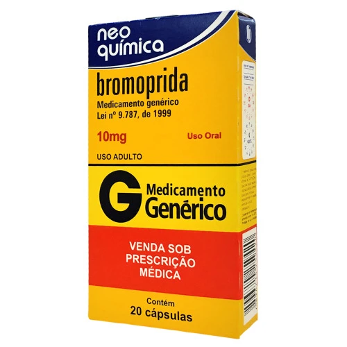 BROMOPRIDA 10MG CAP CT BL 2X10