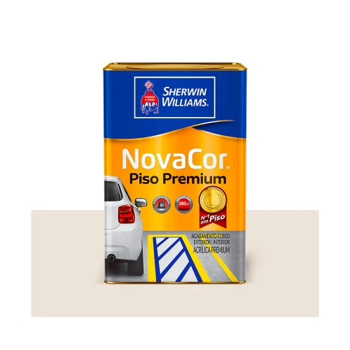 TINTA ACRÍLICA NOVACOR PISO MAIS RESISTENTE PREMIUM BRANCO 18 LITROS