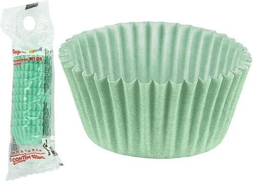 FORMA PAPEL REGINA LAM N 6 VERDE 100UNIDADE