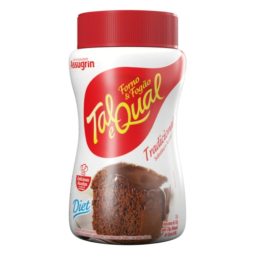 ADOÇANTE EM PÓ TRADICIONAL TAL E QUAL FORNO FOGÃO POTE 120G
