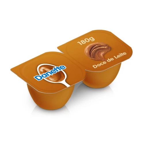 SOBREMESA DANETTE DOCE DE LEITE 180G 2 UNIDADES