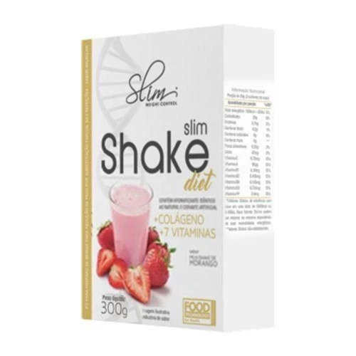 SLIM SHAKE DIET MORANGO 300G