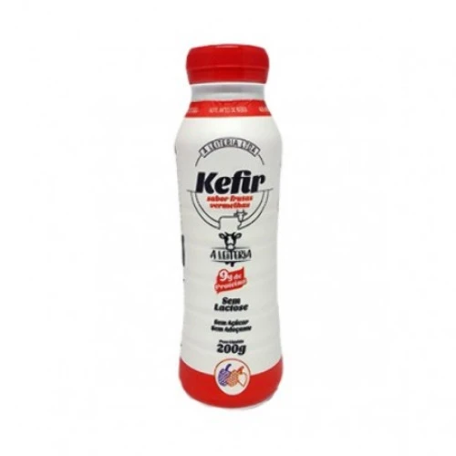 KEFIR PARCIALMENTE DESNATADO FRUTAS VERMELHAS A LEITERIA FRASCO 200G