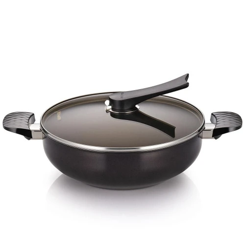 PANELA WOK HAPPYCALL DIAMOND 28CM COM ALCA TAMPA